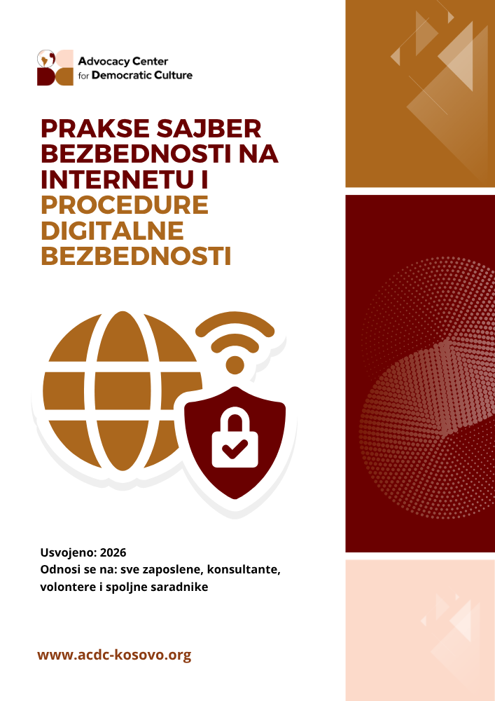 Prakse sajber bezbednosti na internetu i procedure digitalne bezbednosti
