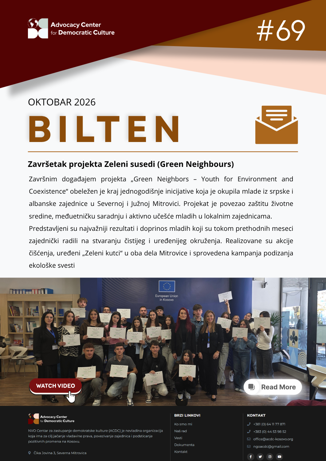 Bilten #69/26 oktobar